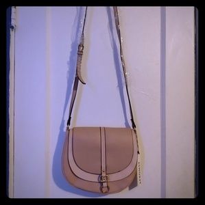 Afkomist NWT vegan leather & suede crossbody bag